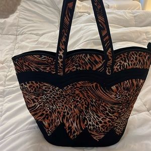 NaRaYa Animal Print Tote